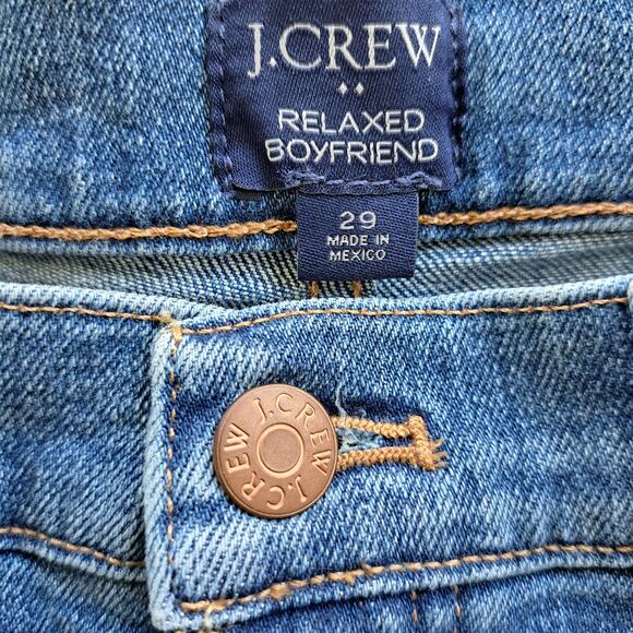 J Crew Relaxed Boyfriend Jeans Size 29 *runs big* Mom jeans - Picture 6 of 10